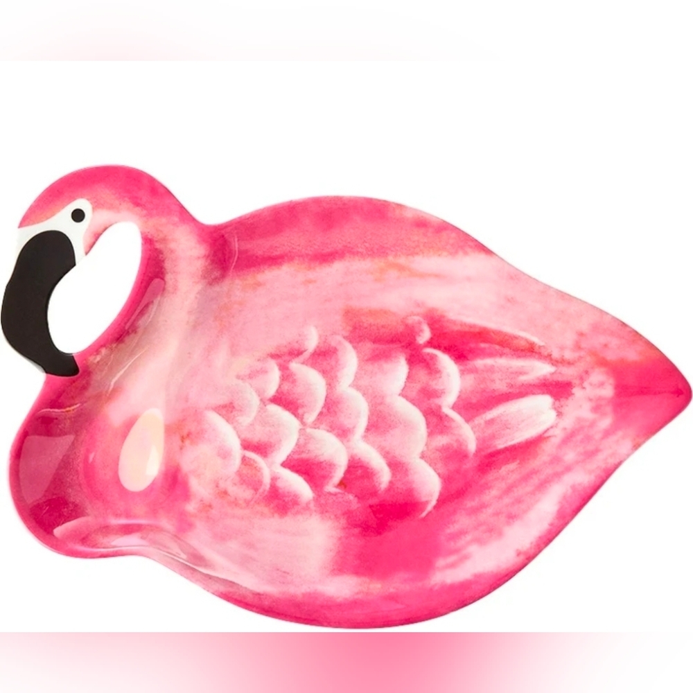 Vibrant Pink Flamingo Serveware Dish